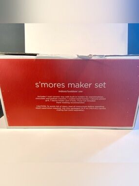 Indoor/Outdoor S'mores Maker Box Set - New Never Used
